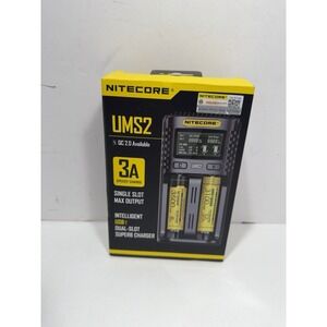 NITECORE UMS2 Intelligent USB-C Dual-Slot Superb Battery Charger